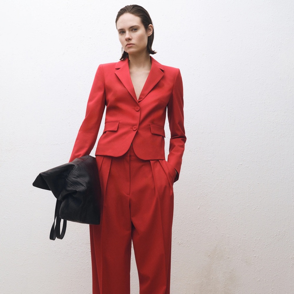 Mango Wool-Blend Suit Jacket - Picture 3 of 8